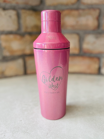 Cocktail Shaker - 20 oz. - Rose Quartz