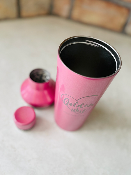 Cocktail Shaker - 20 oz. - Rose Quartz