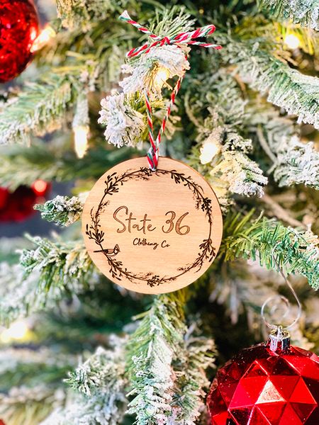Sagebrush & Blue Bird Ornament