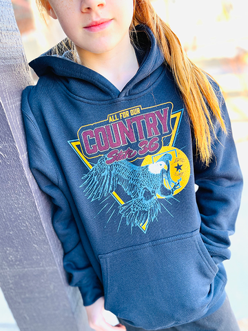 Youth Fleece Hoodie - All For Our Country
