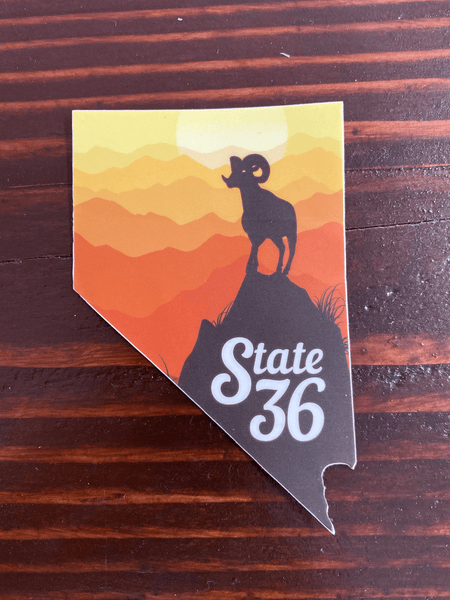 Bighorn Sunset Decal