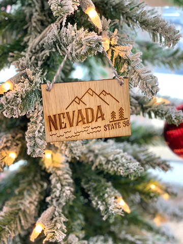 Nevada Mountains Ornament