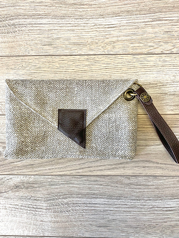 Indiana Ostrich Leather Envelope Small Card Holder for Sale Online