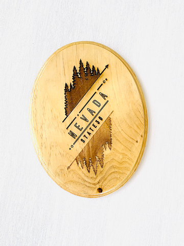Nevada Reflection Wood Decoration
