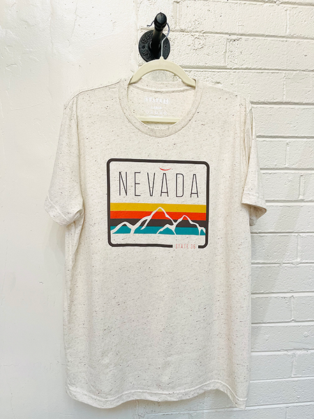 Tri-blend Short Sleeve Tee - Mountains
