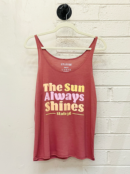 Slouchy Tank - Sun Shines