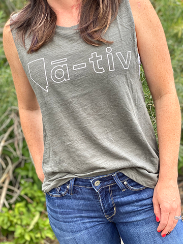 Women's Muscle Tank Top - Native