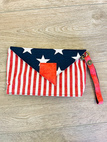 Stars & Stripes Clutch - 4th of July