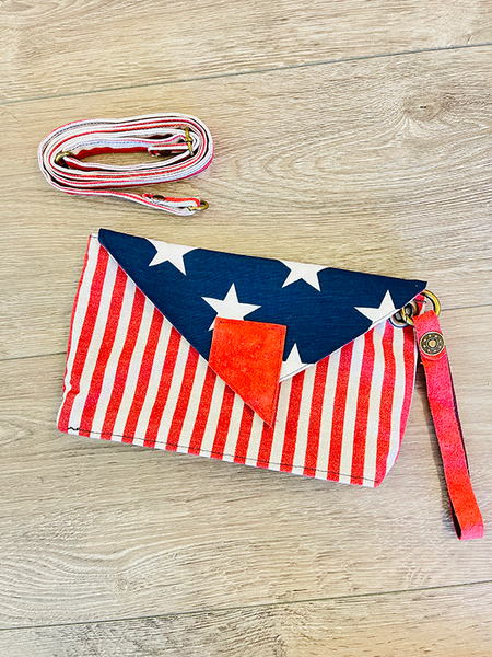 Stars & Stripes Clutch - 4th of July