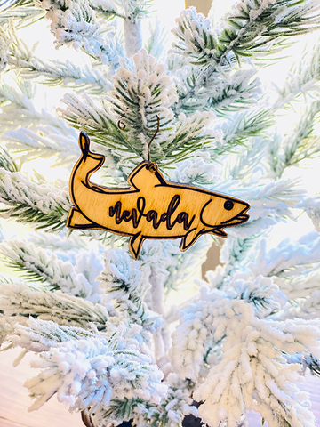 Nevada Fish Ornament