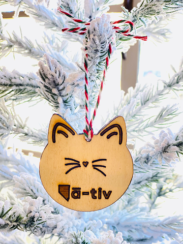 NV Native Cat Ornament