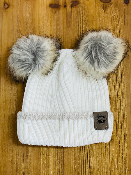 Baby Pom Ribbed Beanie