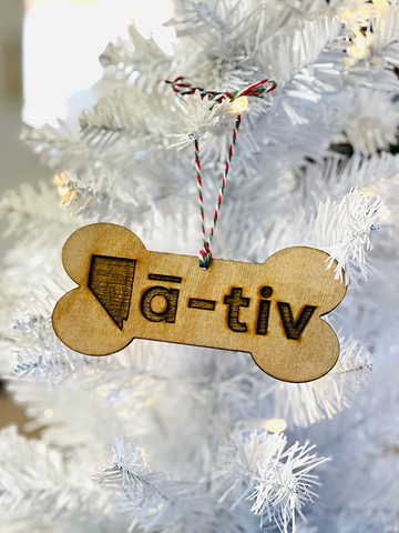 NV Native Dog Bone Ornament