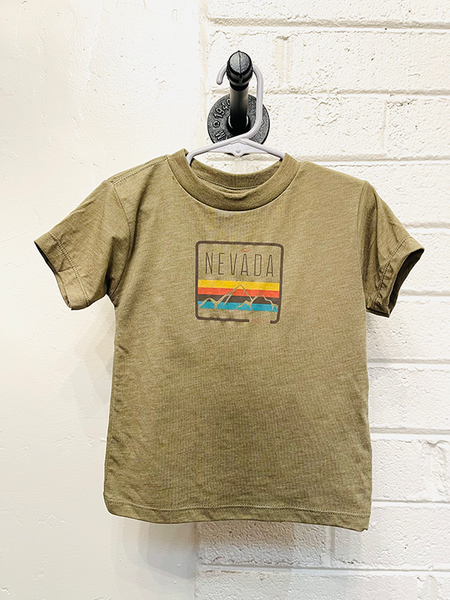 Toddler Tri-blend Short Sleeve Tee - Mountains
