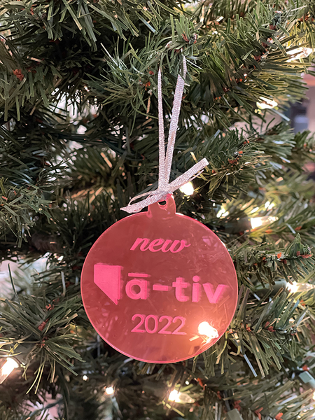 New Native Ornament - Pink 2022