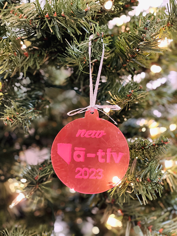 New Native Ornament - Pink 2023