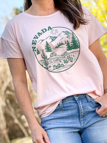Women's Rocker Tee - Nevada Landscape