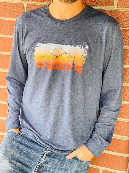 Longsleeve Triblend Tee - Sunset