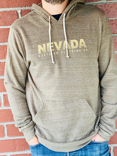 Fleece Hoodie - Nevada Trees