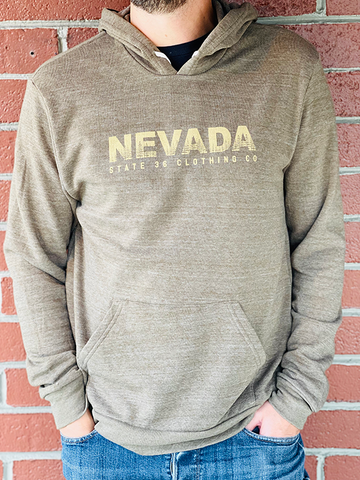Fleece Hoodie - Nevada Trees
