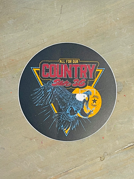All For Our Country Sticker